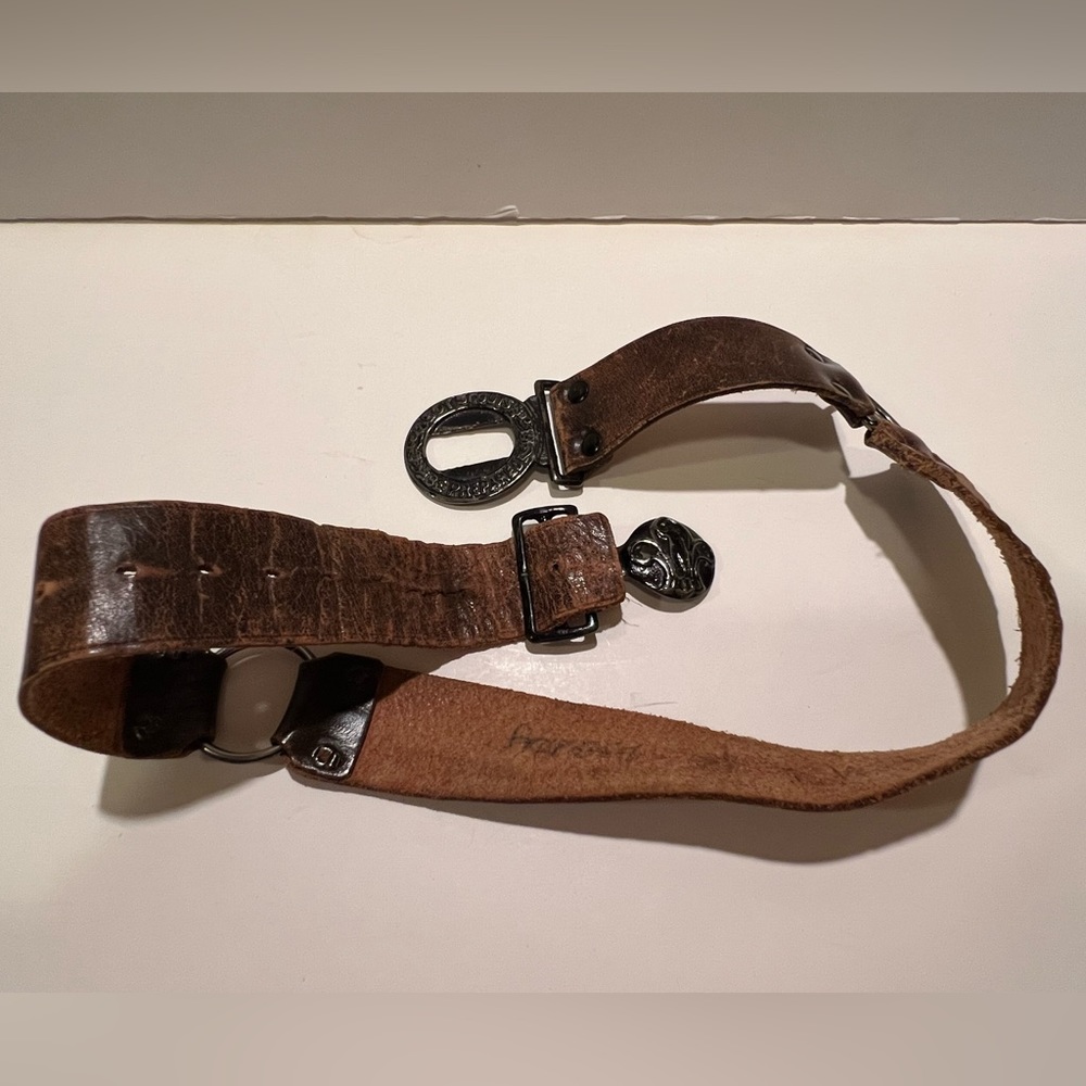 VINTAGE MEN’S BOY SCOUTS LEATHER BELT.